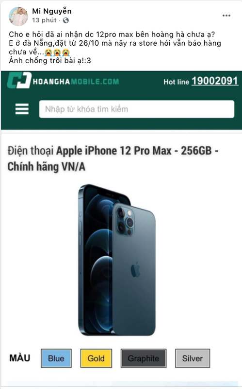iPhone 12 chinh hang ve Viet Nam: Khach “than” Cellphones, Hoang Ha, Lazada... “lat mat”-Hinh-2