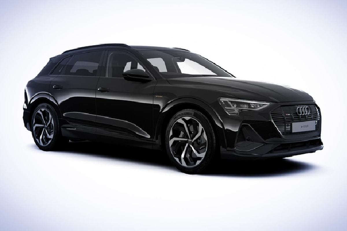 Ra mat xe sang chay dien Audi e-tron Black Edition 2021 moi