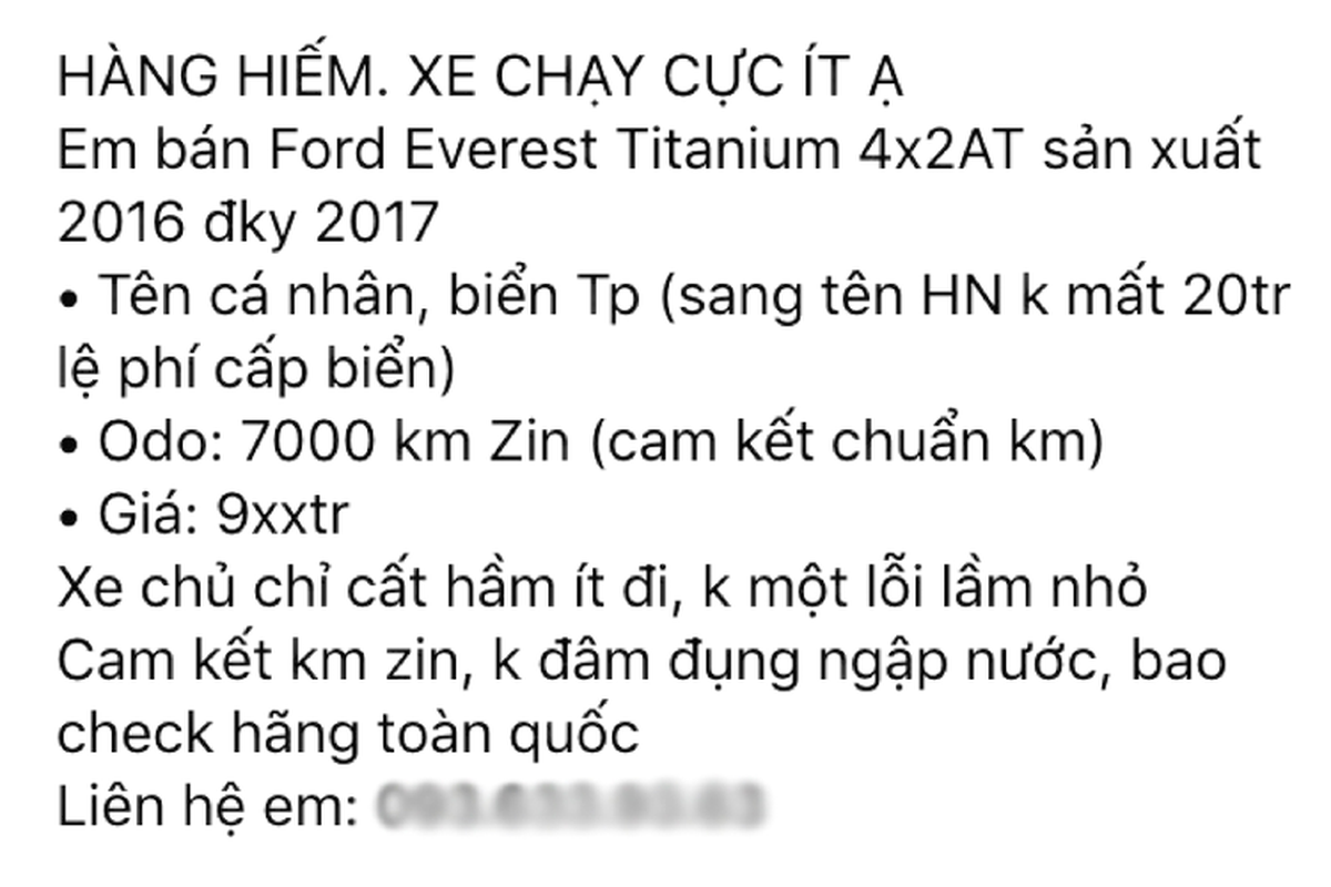Ford Everest 2016 chay chan, ban lai hon 900 trieu o Ha Noi-Hinh-2