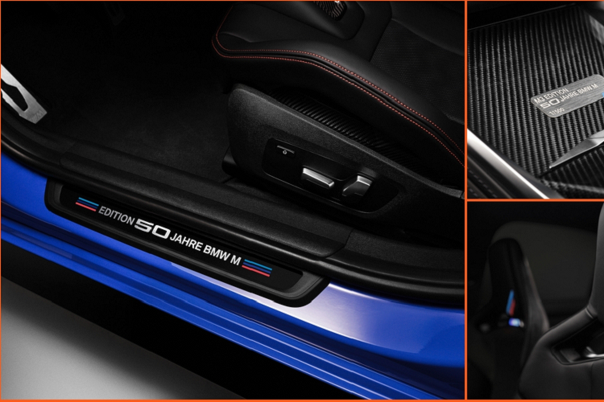 Details of BMW M3 and M4 2022 version "50 Jahre BMW M"-Picture-4