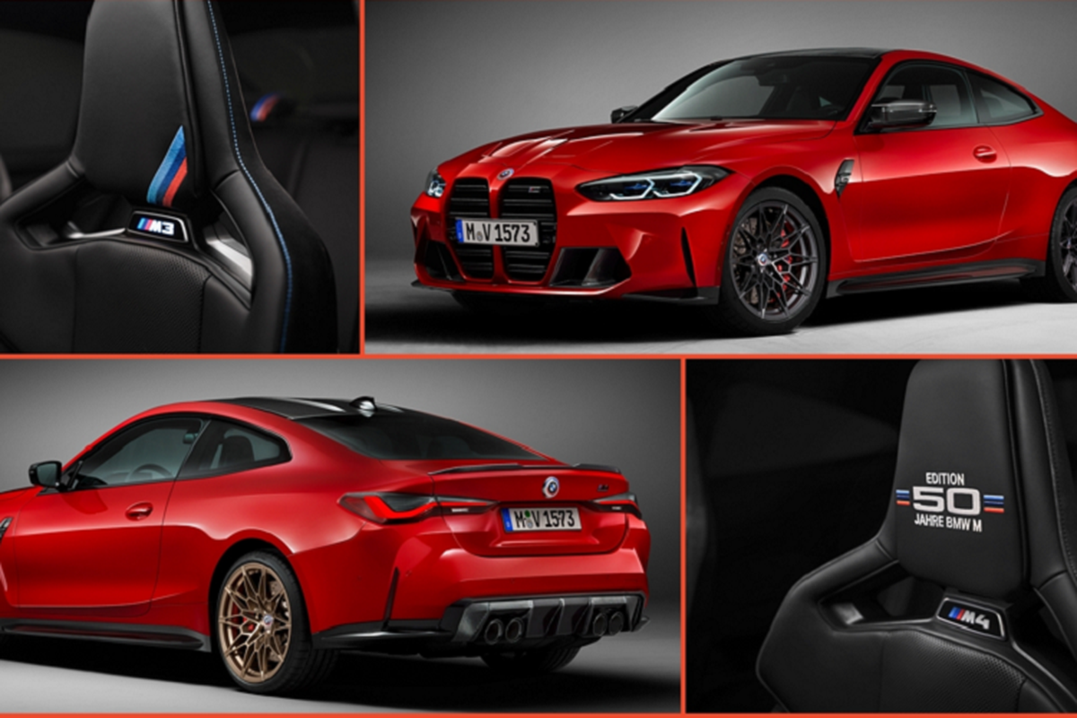 Details of BMW M3 and M4 2022 edition "50 Jahre BMW M"