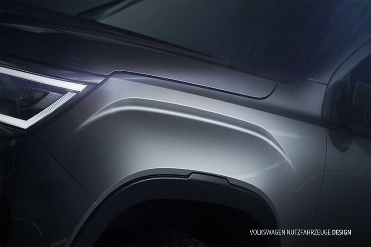 Volkswagen Amarok 2023 lo “anh nong”, thiet ke dam chat Ford Ranger-Hinh-3