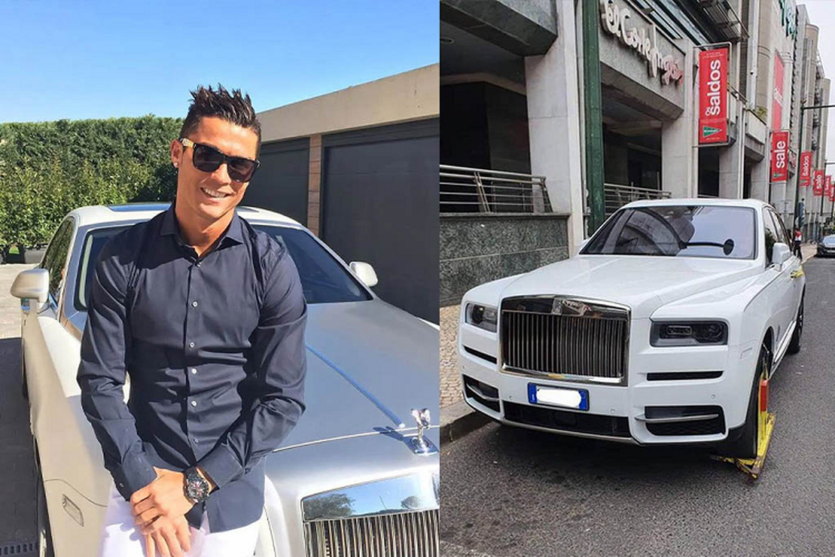 Rolls Royce Cullinan Của Cristiano Ronaldo Bị Khoá Chân Vì đỗ Sai