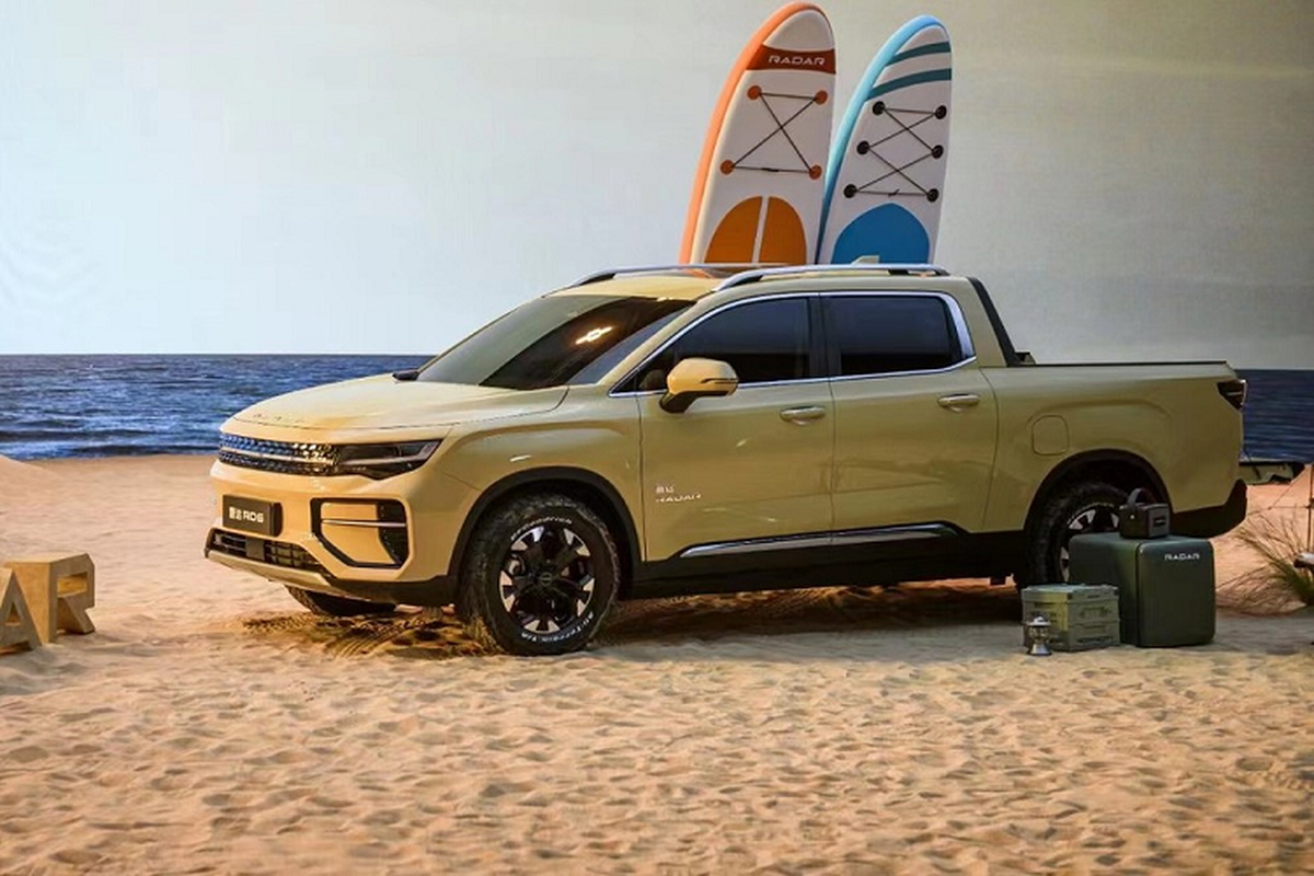 Radar RD6 - bán tải điện phong cách Ford Ranger, chạy 600 km/lần sạc - Hình 3 Radar RD6 - ban tai dien phong cach Ford Ranger, chay 600 km/lan sac-Hinh-3