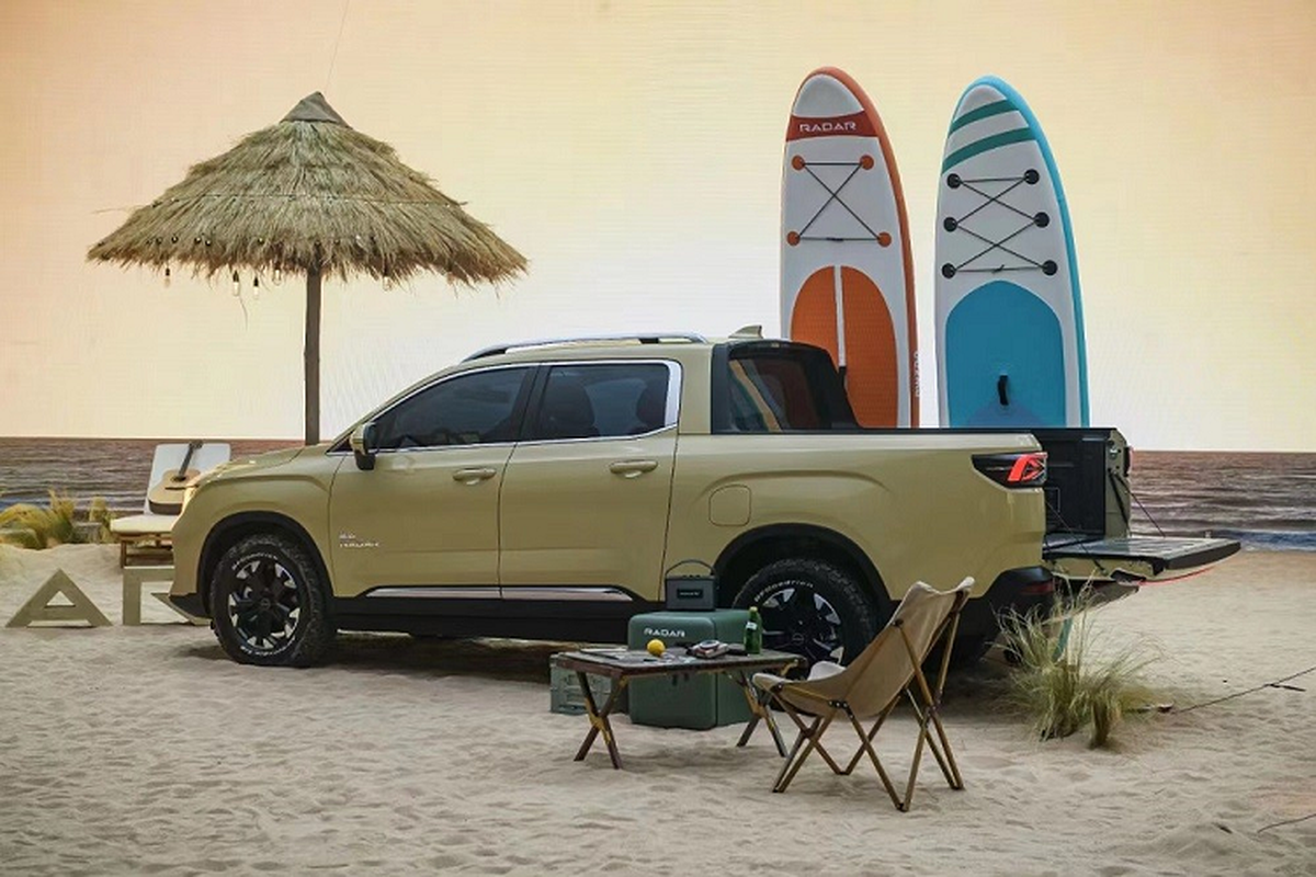 Radar RD6 - bán tải điện phong cách Ford Ranger, chạy 600 km/lần sạc Radar RD6 - ban tai dien phong cach Ford Ranger, chay 600 km/lan sac
