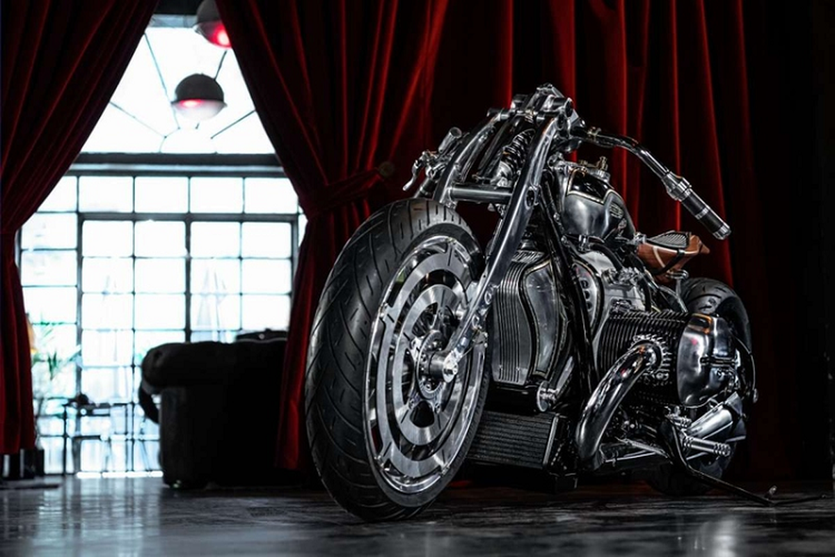 Ngắm "quái thú" BMW R18 độ Magnifica Chopper độc nhất vô nhị - Hình 3 Ngam