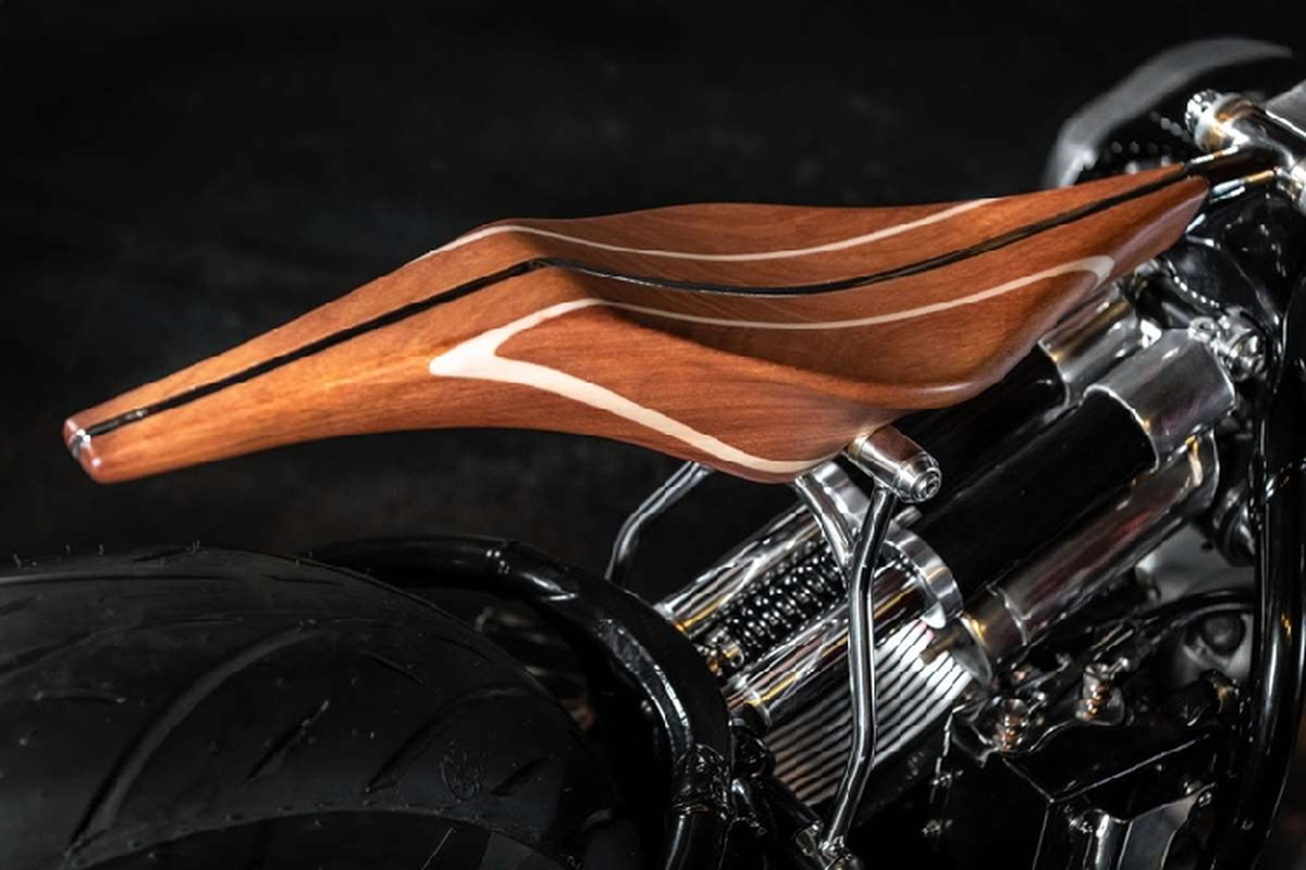 Ngắm "quái thú" BMW R18 độ Magnifica Chopper độc nhất vô nhị - Hình 4 Ngam