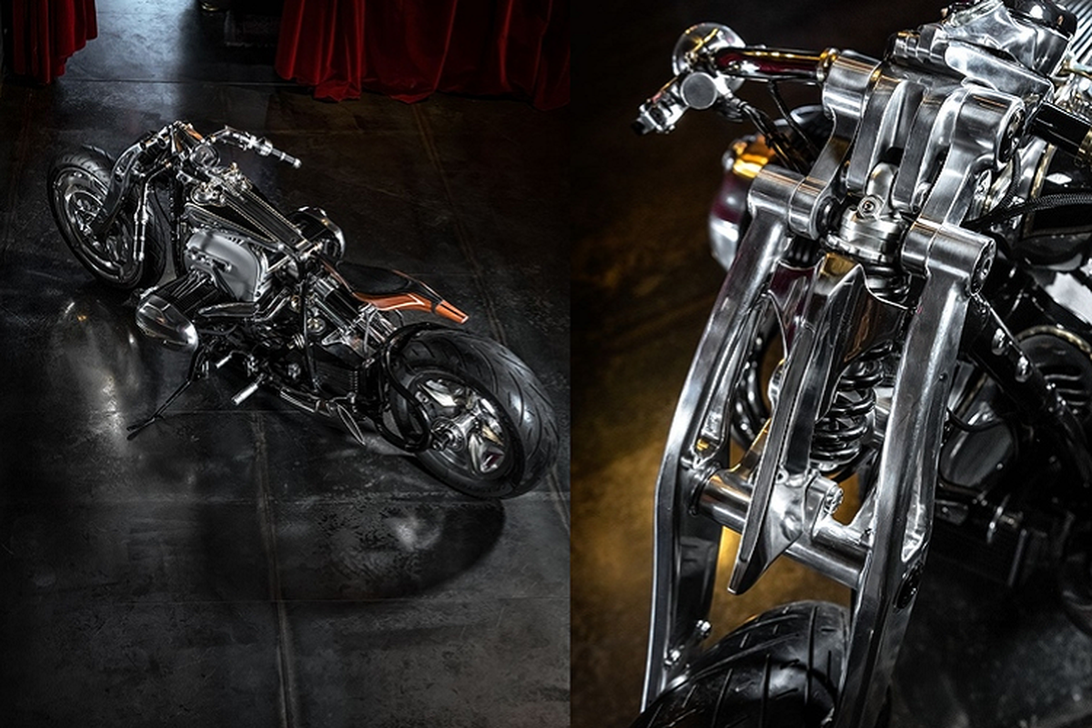Ngắm "quái thú" BMW R18 độ Magnifica Chopper độc nhất vô nhị - Hình 6 Ngam
