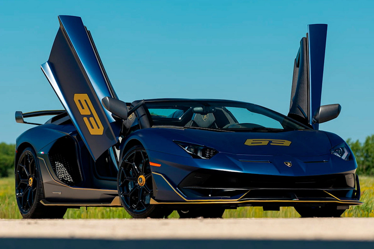 Lamborghini Aventador SVJ 63 Roadster "siêu hiếm" được bán đấu giá Lamborghini Aventador SVJ 63 Roadster
