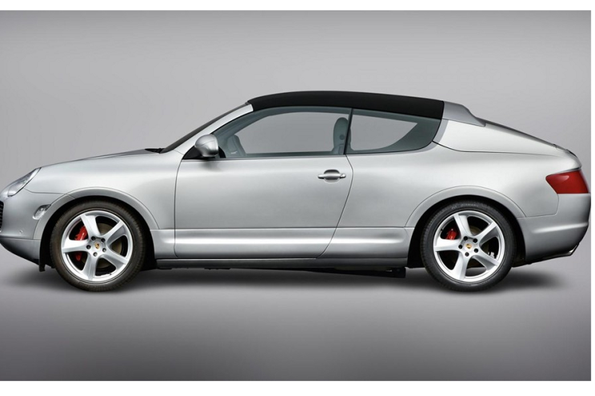 Porsche Cayenne mui trần lần đầu tiên hé lộ sau 20 năm “ra lò“ - Hình 3 Porsche Cayenne mui tran lan dau tien he lo sau 20 nam “ra lo“-Hinh-3