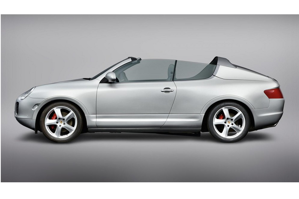 Porsche Cayenne mui trần lần đầu tiên hé lộ sau 20 năm “ra lò“ - Hình 5 Porsche Cayenne mui tran lan dau tien he lo sau 20 nam “ra lo“-Hinh-5