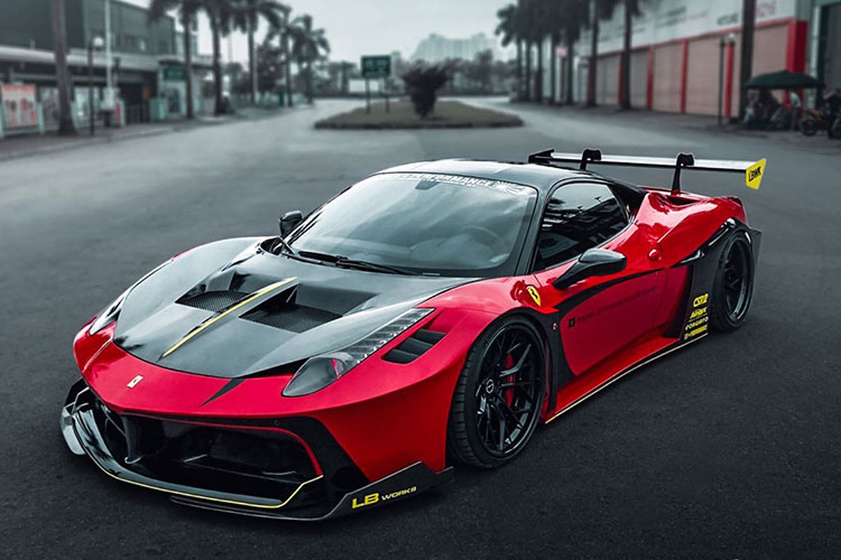 Ferrari 458 Italia tiền tỷ, độ LB-Silhouette Works độc nhất Việt Nam - Hình 9 Ferrari 458 Italia tien ty, do LB-Silhouette Works doc nhat Viet Nam-Hinh-9