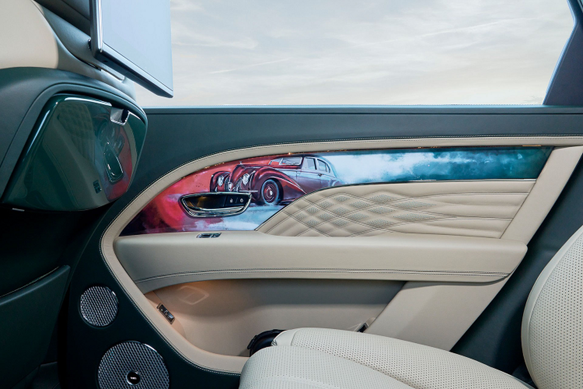 "Nội soi" Bentley Bentayga EWB Mulliner sở hữu bức họa độc nhất - Hình 4