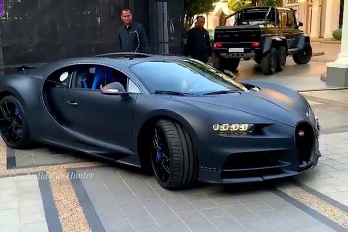 Bugatti Chiron Sport 110 Ans hơn 116 tỷ đồng biển Campuchia trên đất Thái Bugatti Chiron Sport 110 Ans hon 116 ty dong bien Campuchia tren dat Thai