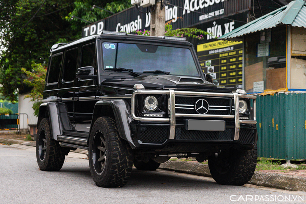 Chi tiết Mercedes-AMG G63 độ "bánh béo" hơn 800 triệu tại Hà Nội Chi tiet Mercedes-AMG G63 do