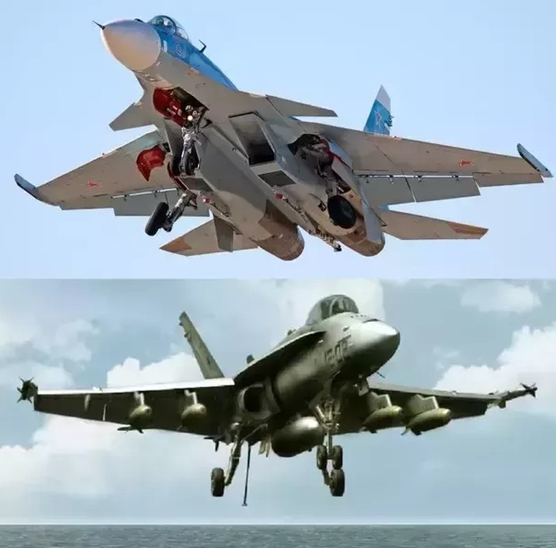 Khi F/A-18E/F Super Hornet cua My dau voi Su-30 cua Nga-Hinh-2
