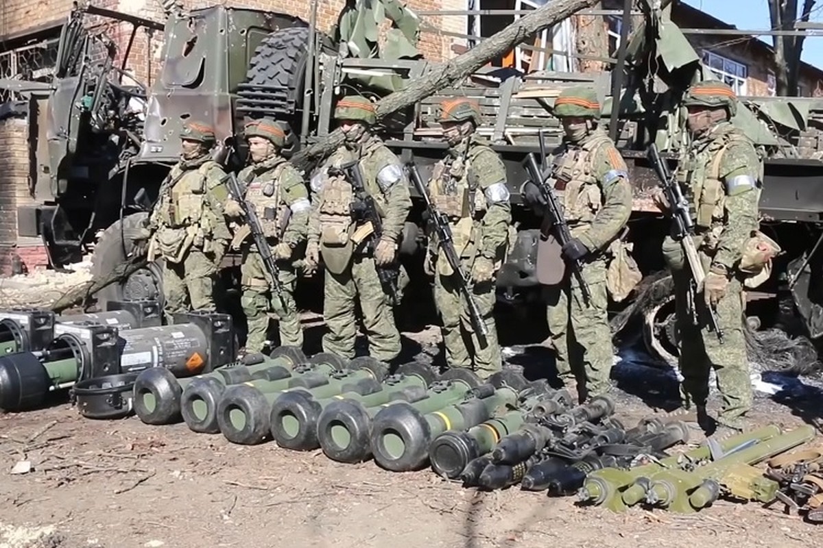 Captured ATGM and MANPADS by Russian army
