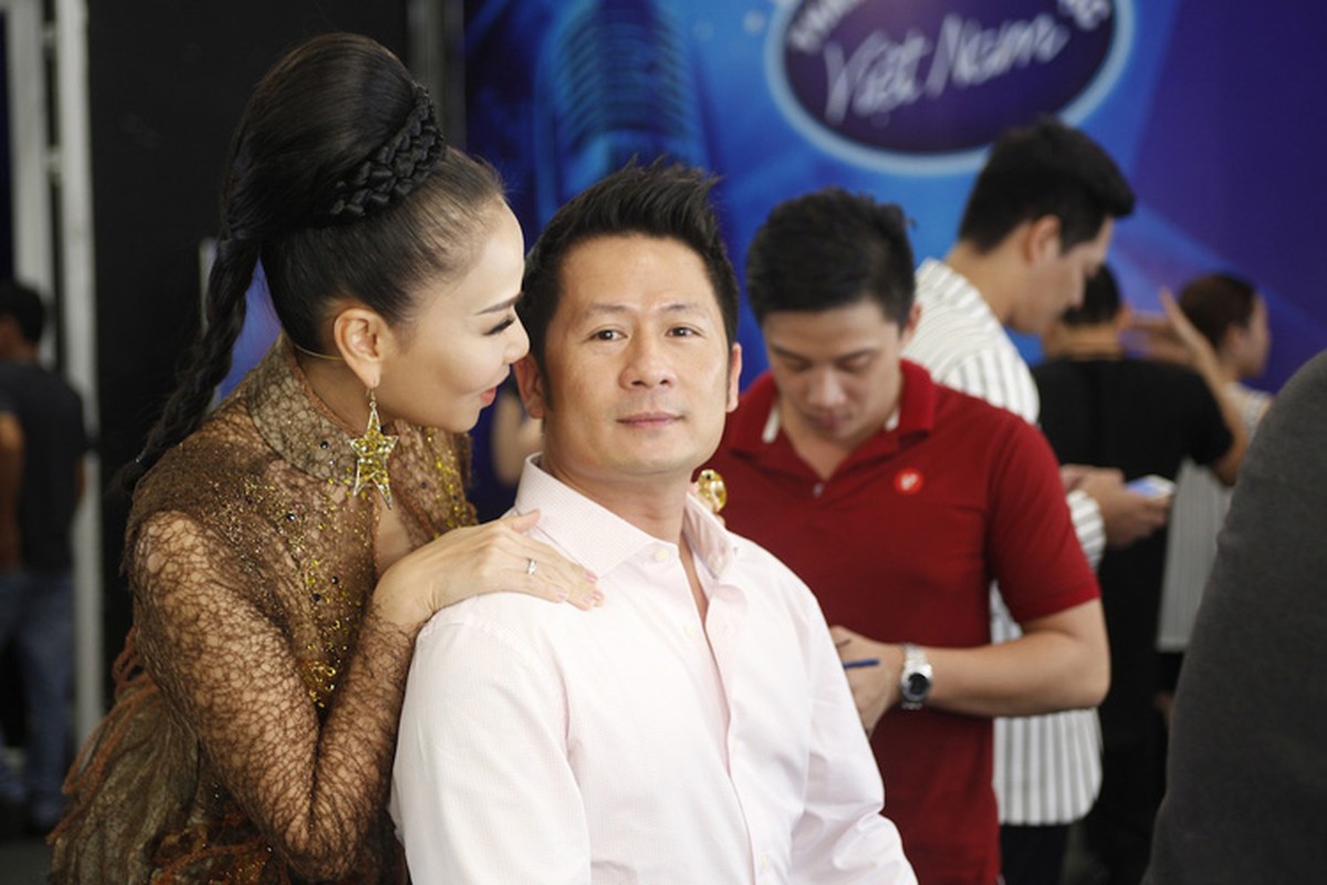 Thu Minh than thiet voi Bang Kieu o hau truong Vietnam Idol-Hinh-2
