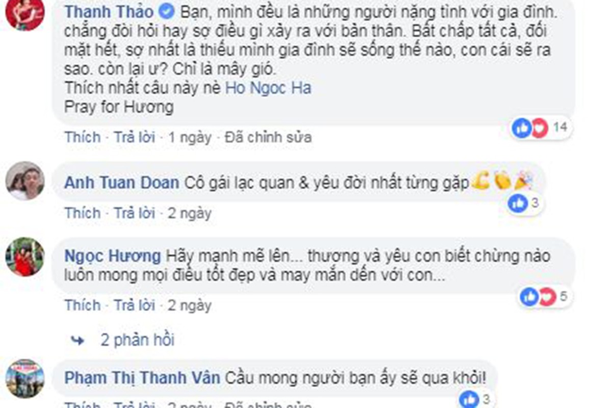 Nguoi mau Nhu Huong qua doi, Ha Ho - Ha Vy tiec thuong-Hinh-6
