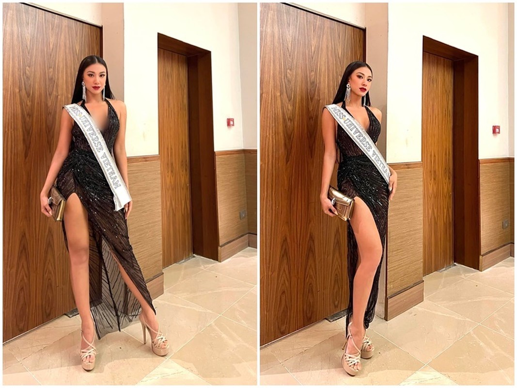 Thi Miss Universe 2021, Kim Duyen lien tuc su dung do hieu di muon