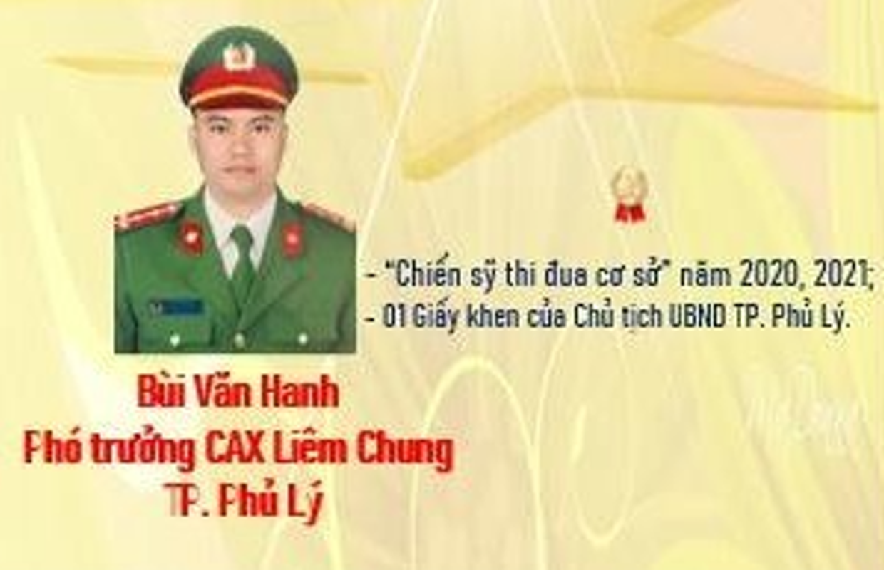10 guong mat tre Cong an Ha Nam tieu bieu nam 2021 la nhung ai?-Hinh-10