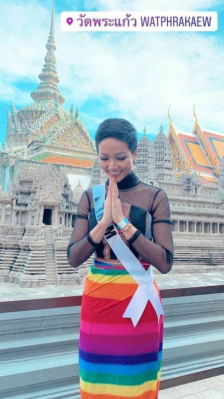 Nhung trang phuc gay an tuong cua Hoa hau H’Hen Nie tai Miss Universe 2018-Hinh-8