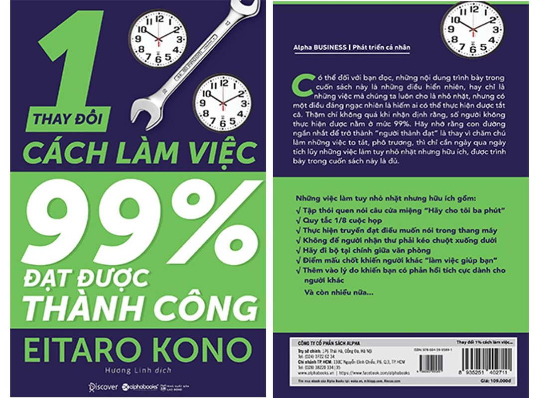 Thay doi 1% cach lam viec, 99% dat thanh cong