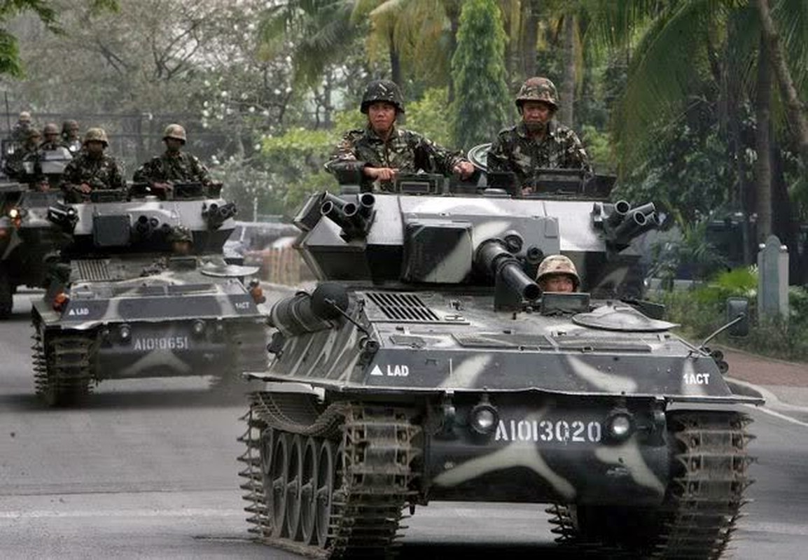Dang long xe tang chu luc Philippines, kem xa T-54 Viet Nam-Hinh-2