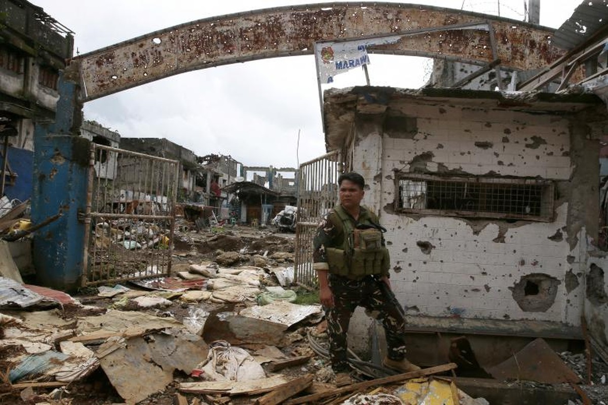 Anh: Thanh pho Marawi bi pha huy trong cuoc chien chong IS-Hinh-11