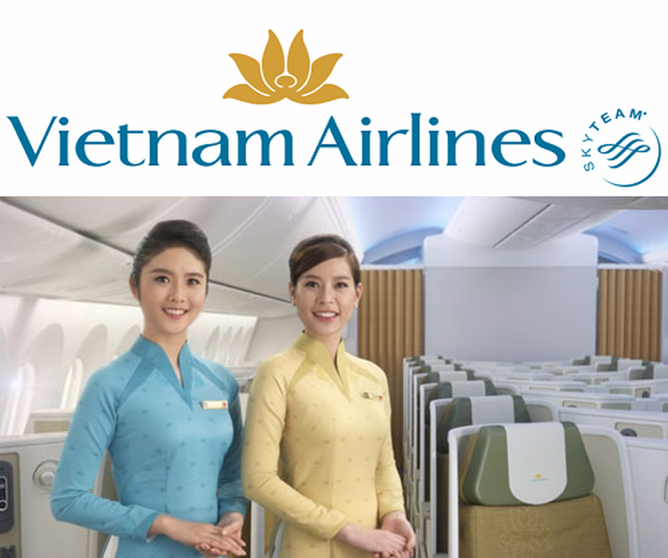 Logo hoa sen cua Vietnam Airlines thay doi nhu the nao