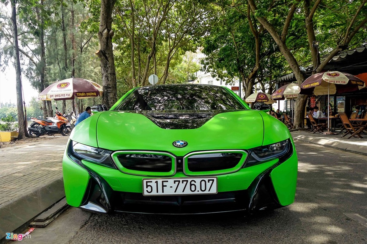 BMW i8 mau xanh xuat hien o Sai Gon-Hinh-2
