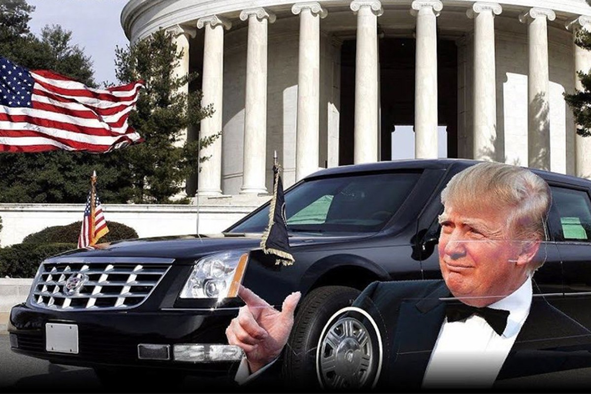 Tong thong Trump sap co sieu limousine Cadillac chong dan moi