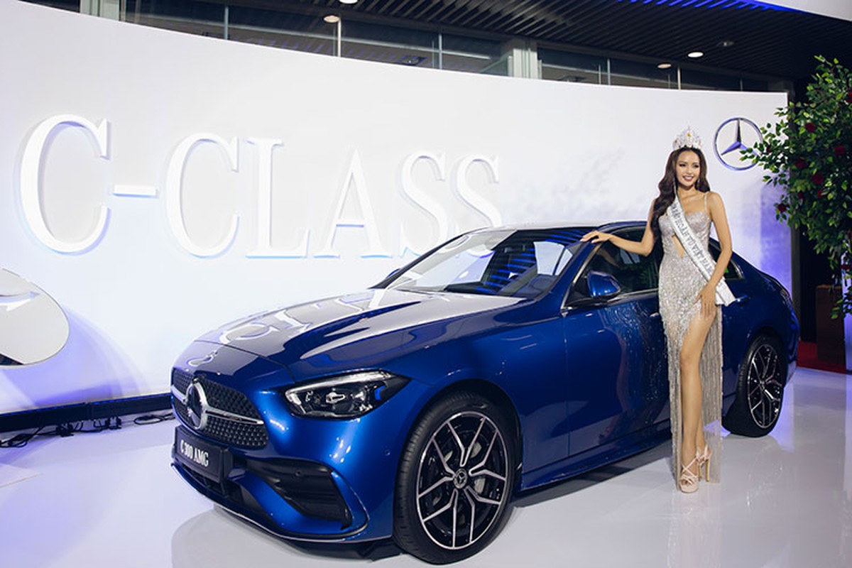 Hoa hau Hoan vu Viet Nam 2022 nhan xe sang Mercedes-Benz C300 AMG-Hinh-6