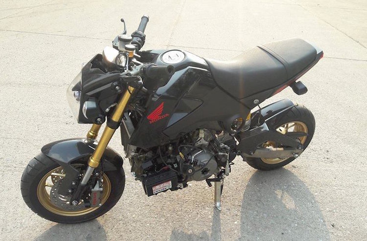 “Soc” voi Honda MSX 125 lap may sieu moto Ducati 1199R