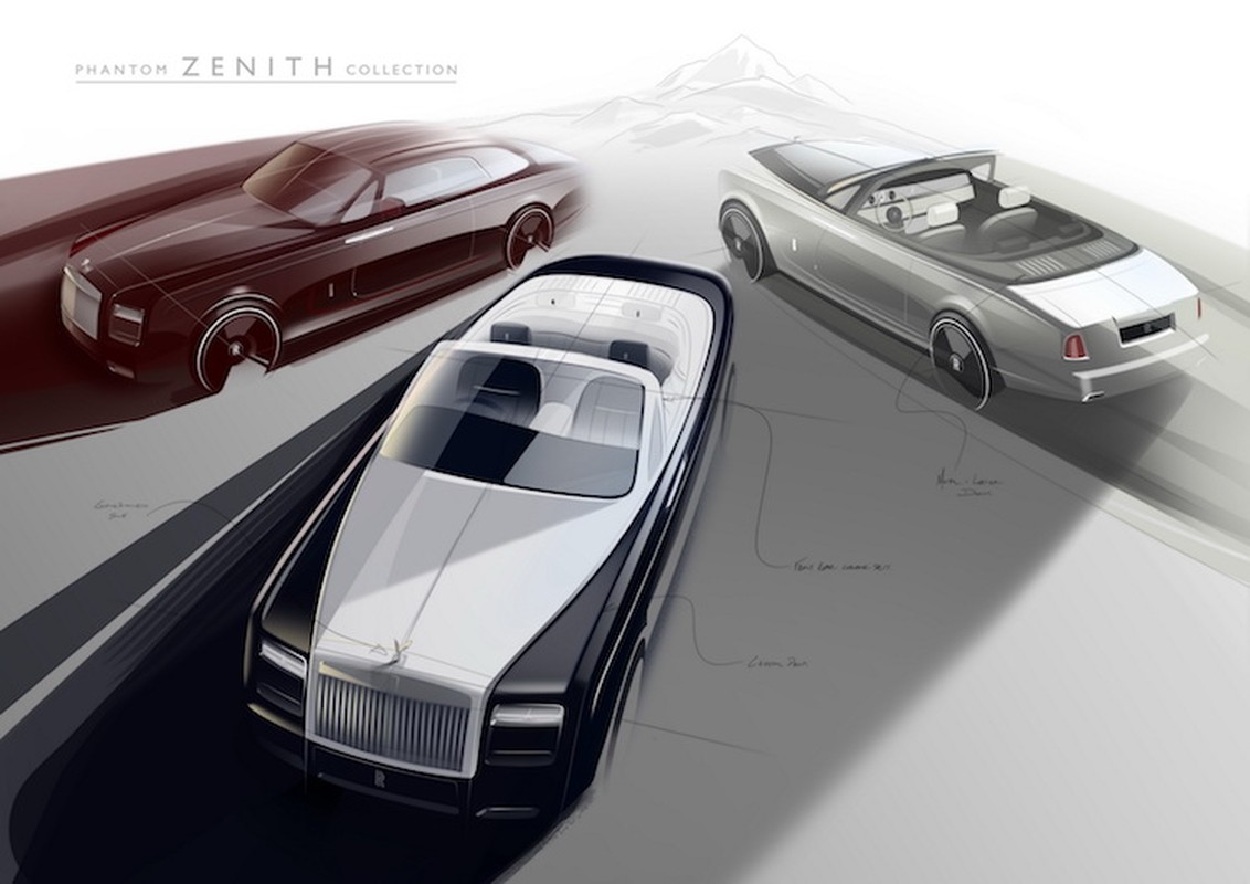 Rolls-Royce ra mat loat sieu xe Phantom Zenith 