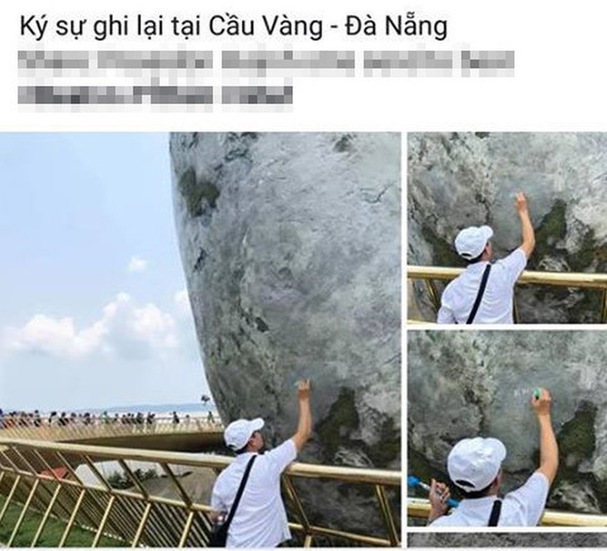 Cau Vang Da Nang va nhung lan bi “huy hoai” boi du khach-Hinh-5