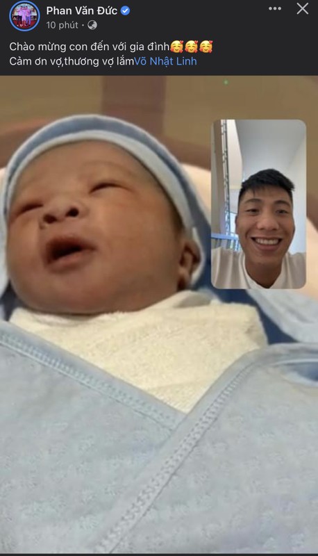 Vo Phan Van Duc ha sinh con trai, netizen toi tap chuc mung