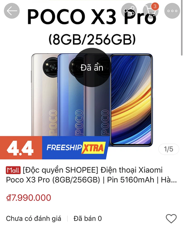 Chua ra thi truong, Xiaomi POCO F3 da bi lo hinh anh tren Shopee Viet-Hinh-5