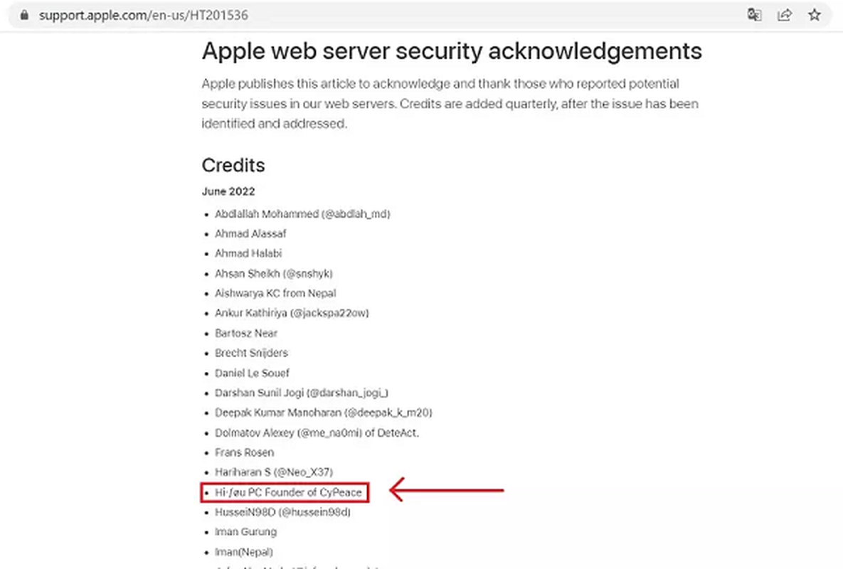 Chân dung 2 hacker mũ trắng người Việt được Apple vinh danh Chan dung 2 hacker mu trang nguoi Viet duoc Apple vinh danh