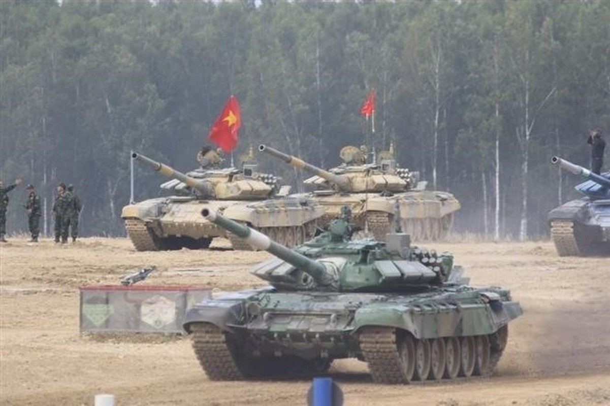 Xe tang Viet Nam doi nang huan luyen cho Tank Biathlon 2021-Hinh-8