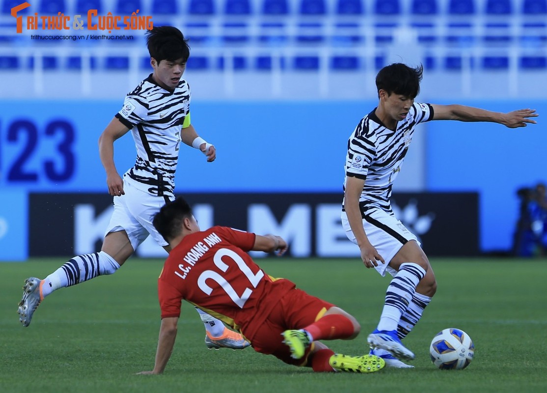 Anh: U23 Viet Nam qua cam cam hoa DKVD U23 Han Quoc-Hinh-6