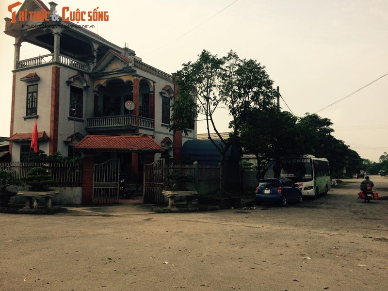 Hang loat nha o khong phep moc tren du an Cum cong nghiep huyen Vu Ban