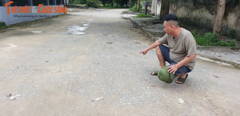 Thai Nguyen: Nhung nghi van  quanh doan duong thi cong xuong cap o Song Cong-Hinh-3