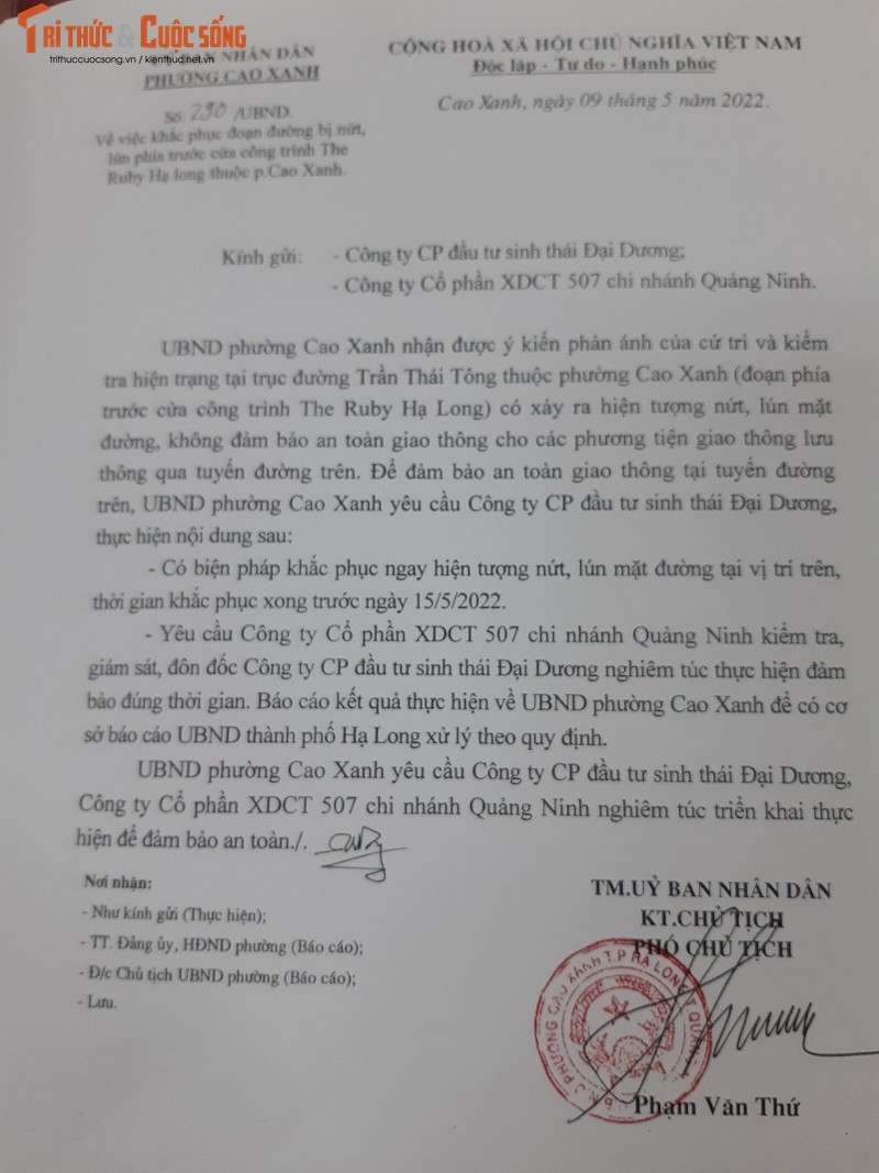 Quang Ninh: Bao gio khac phuc viec nut, lun canh du an The Ruby Ha Long?-Hinh-2