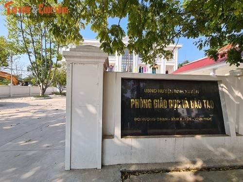 Phòng giáo dục và đào tạo huyện Bình Xuyên, tỉnh Vĩnh Phúc.